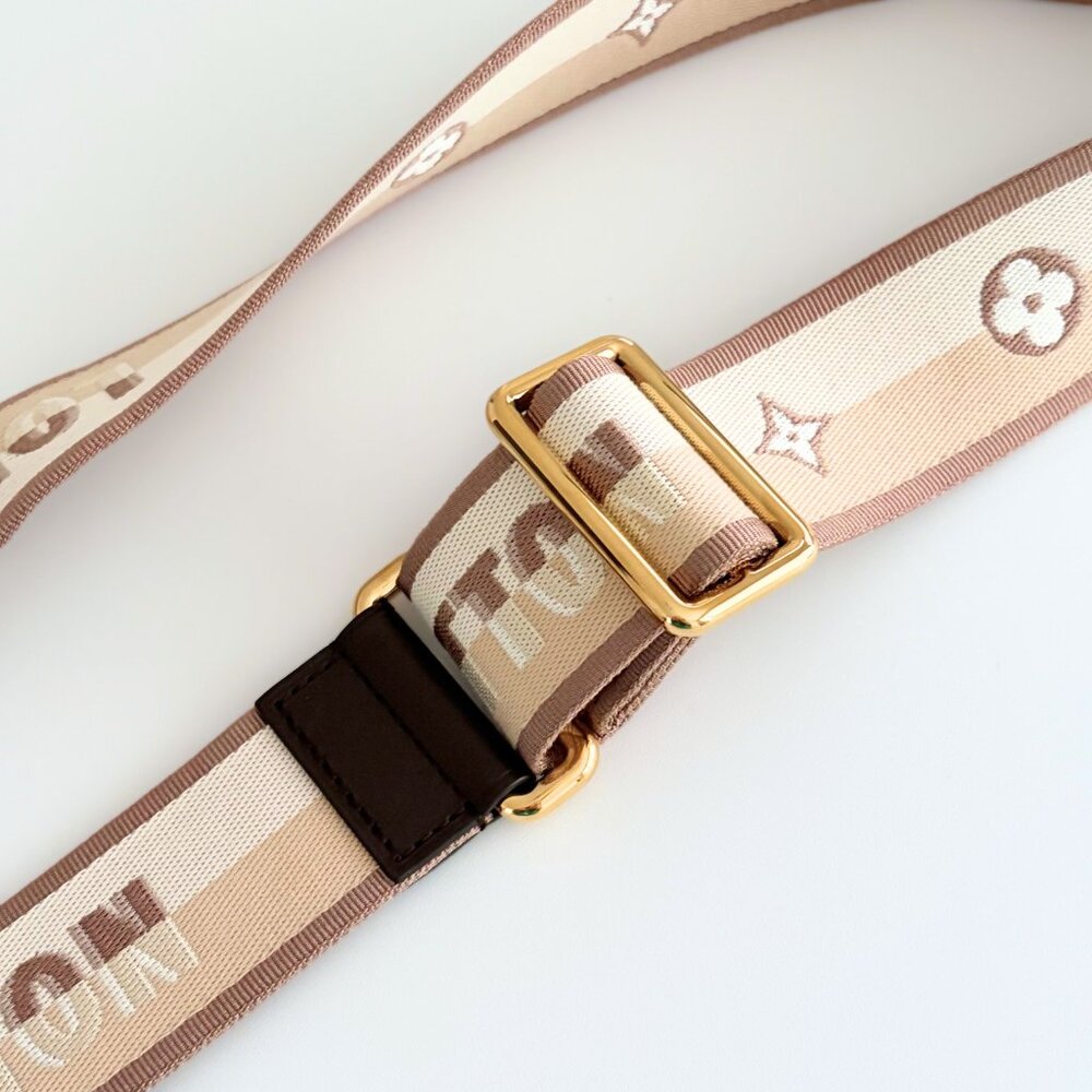 NEW Louis Vuitton Bandoulière Strap - LV Jacquard Crossbody Shoulder Strap - Picture 4 of 4